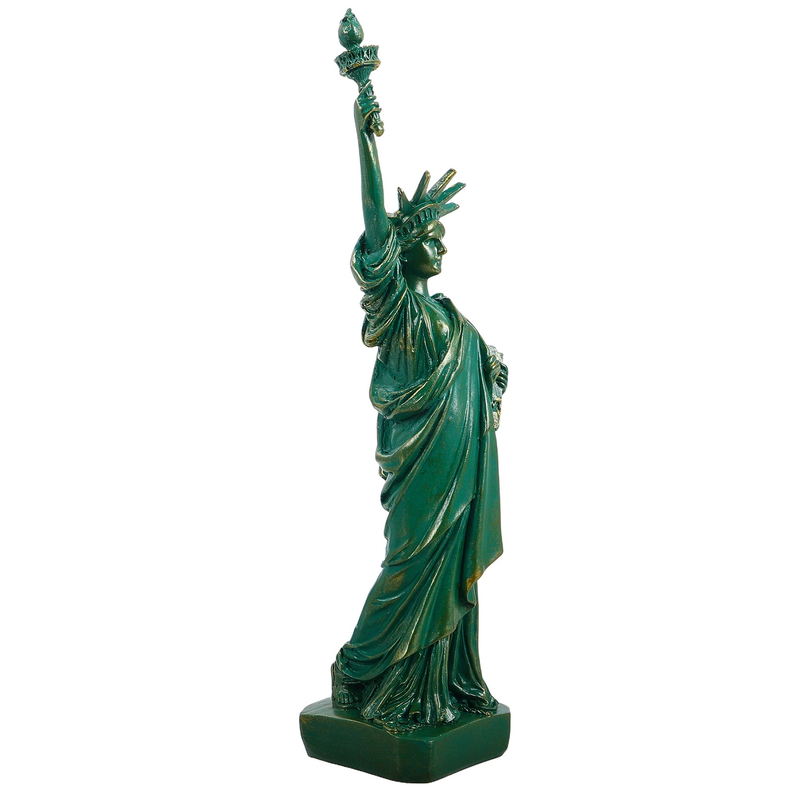 

Statue of Liberty Ornaments Resin Material Creative Design Home Decor Mini Souvenir New York Party Decoration Green