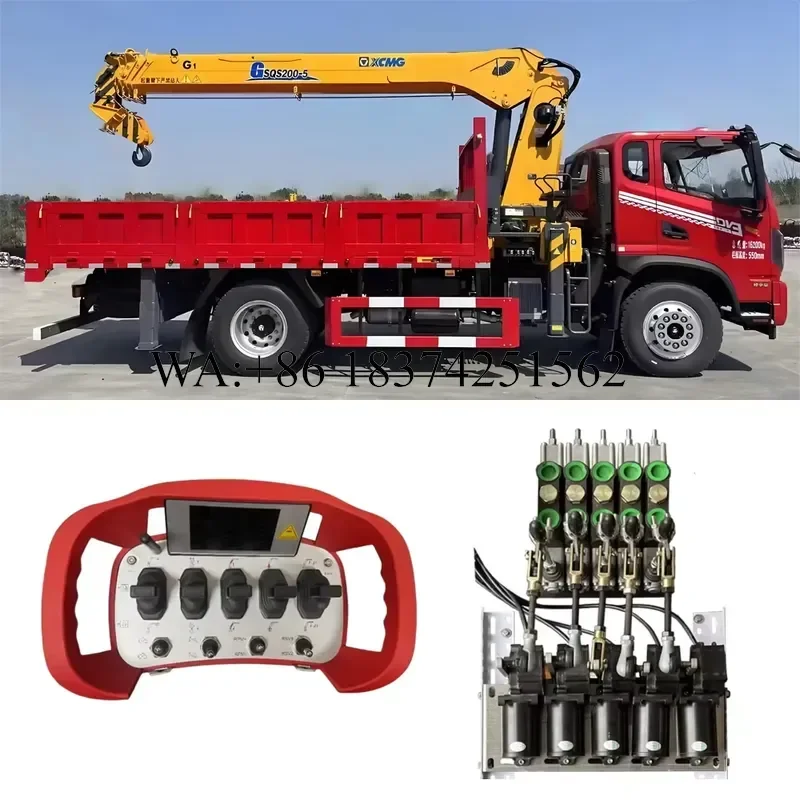 Wmwmnu Remote Control Crane 4 5 6 Joysticks Proportional Pilot Valve Waterproof 12V 24V 915 433MHz Control Levers