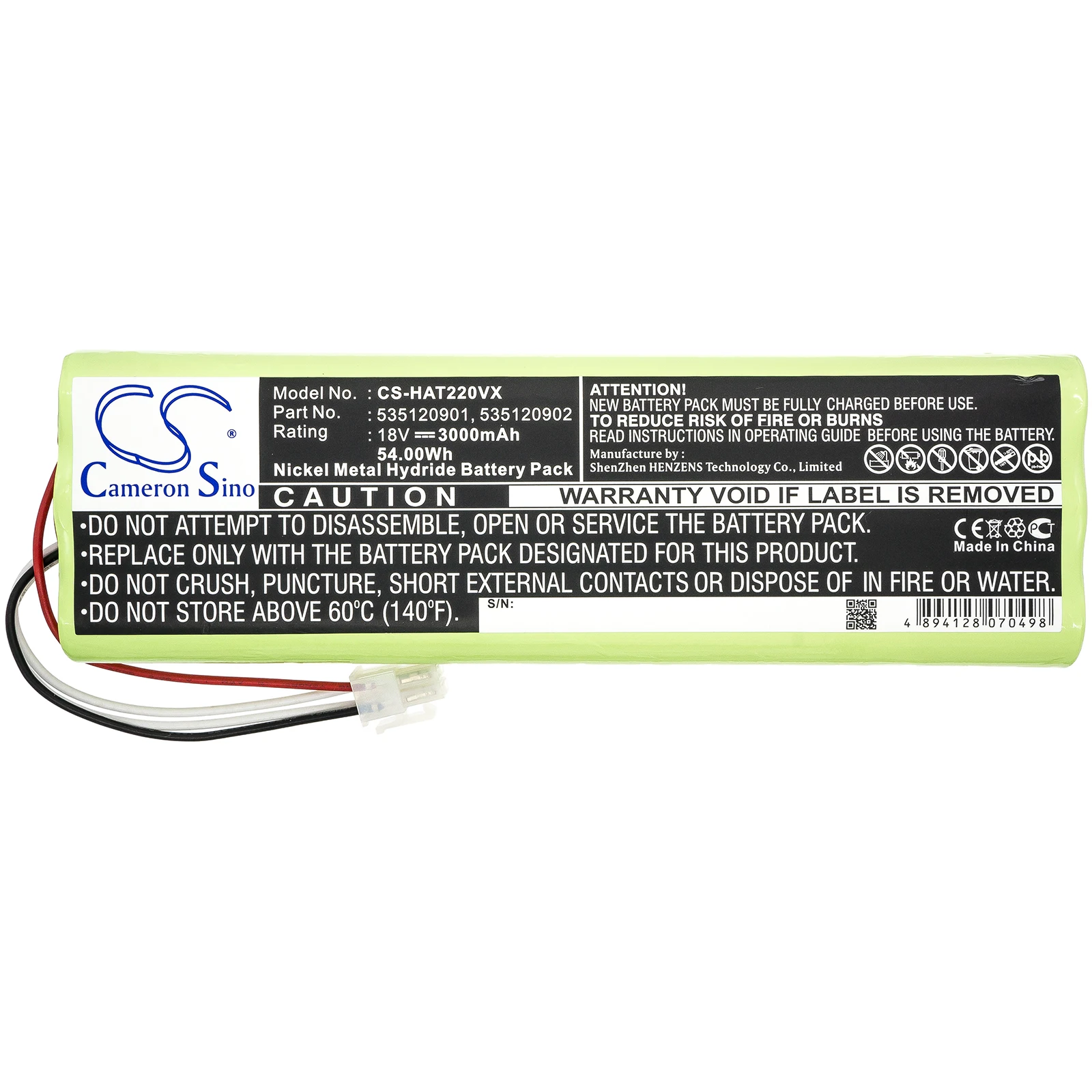 CS 3000mAh Battery ForGardena Robotic R160 2013 Robotic R160 2014 Robotic R160 2015 Husqvarna Automower 220AC 2007