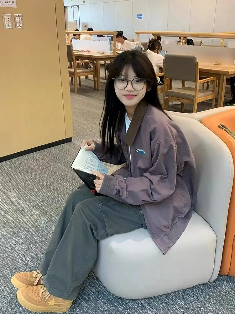 

Короткие куртки женские женские модные замшевые с эффектом западной части на пуговицах спереди с карманом чистая простая базовая женская верхняя одежда длинная