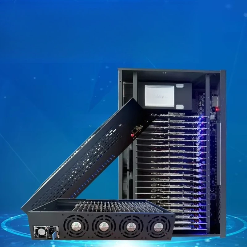 Smart Ethernet Farming Chassis - Automated Click Farm for Social Media (TikTok/Reels/Shorts) | Increase Views, Likes & Engagemen
