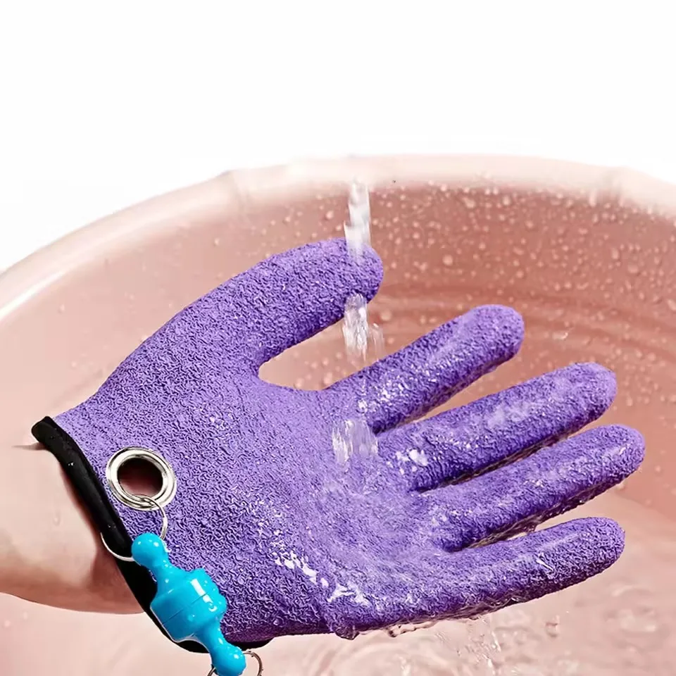 1 個厚い滑り止め釣り手袋屋外釣り保護フルフィンガーグローブポータブル防水漁師のホームグローブ