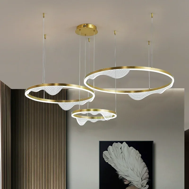 

Modern Led Chandelier for Living Room Bedroom Kitchen Island Staircase Pandant Lighting Suspension Design Home Decoration