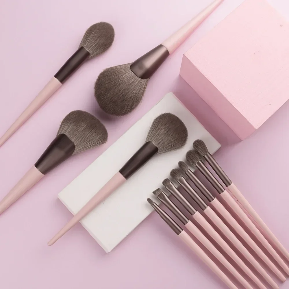 Makeup Brushes Set Cosmetic Foundation Highlight Blending Powder Eyeshadow Brushes Multi‑Function Face Makeup Cosmetics Brush