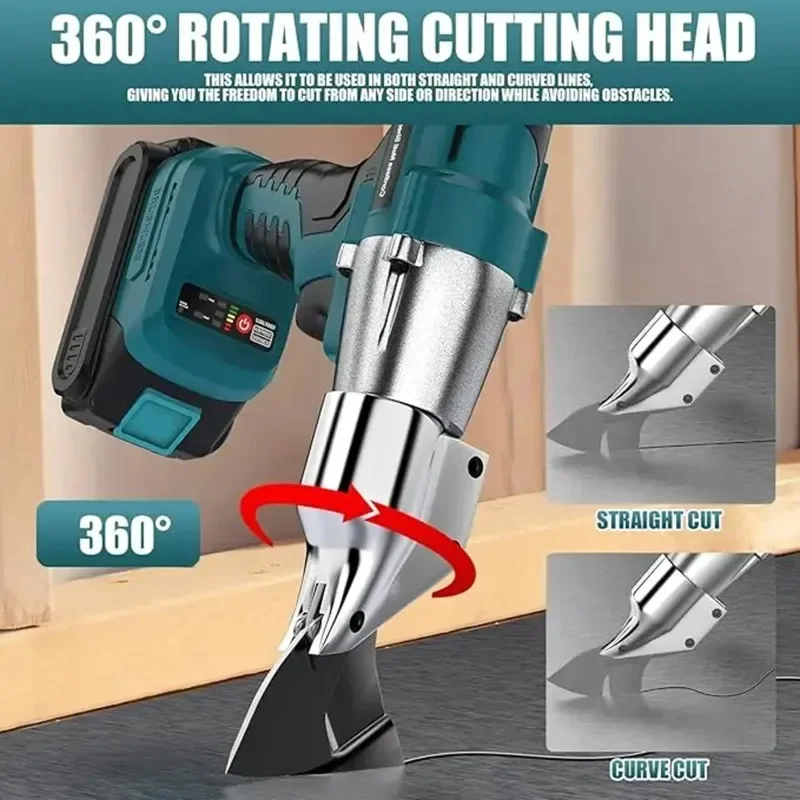 Makita Rechargeable Electric Cordless Sheet Shear Cutter 18V Professional Metal Cutting Scissors