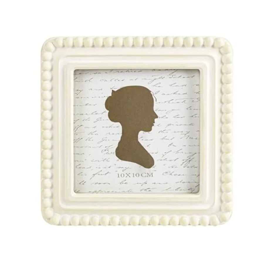 Boho Vintage Beaded Photo Frame 4x4 Inch