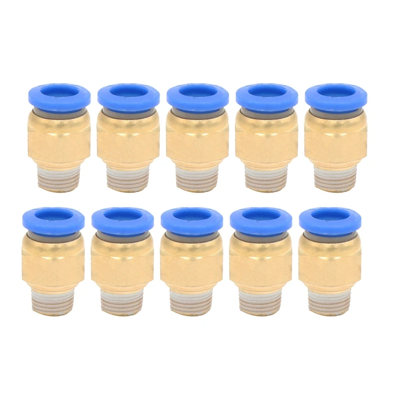 Hot PC Pneumatic Air 10Mm 8Mm 12Mm 6Mm 4Mm Hose 1/4In BSP 1/2In 1/8In 3/8In Male Thread Air Nipple Quick Coupling