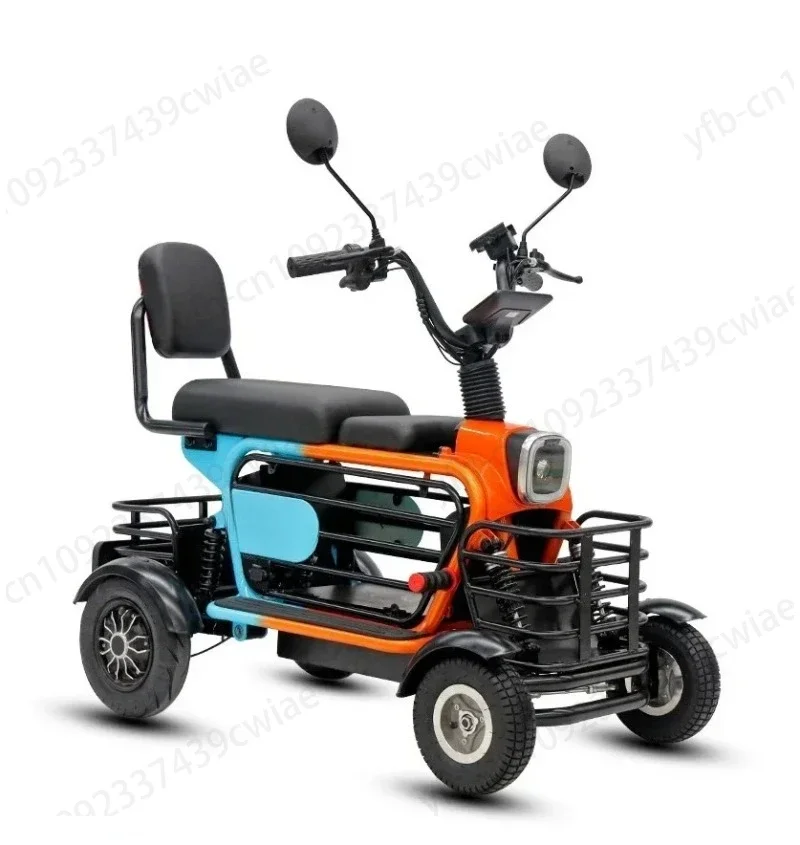 

4 Wheel Mobility Electric Scooters with Seat Adult Four Wheel Cheap Lithium Battery Powerful