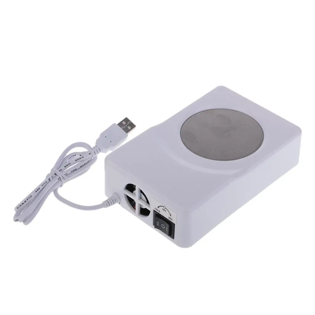 Portable USB Heating and Cooling Coaster Cup Mug Pad Drink Mat for Gift Home