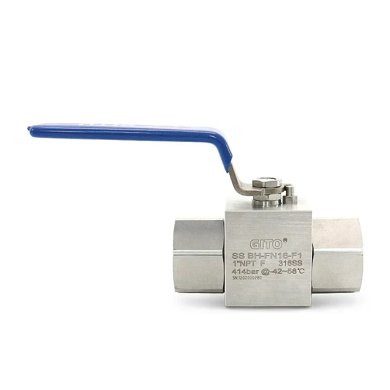 Hot Sales BH Square Bar 316L Female Thread Ball Valve 1 Inch 304 High Pressure Thread Ball Valve