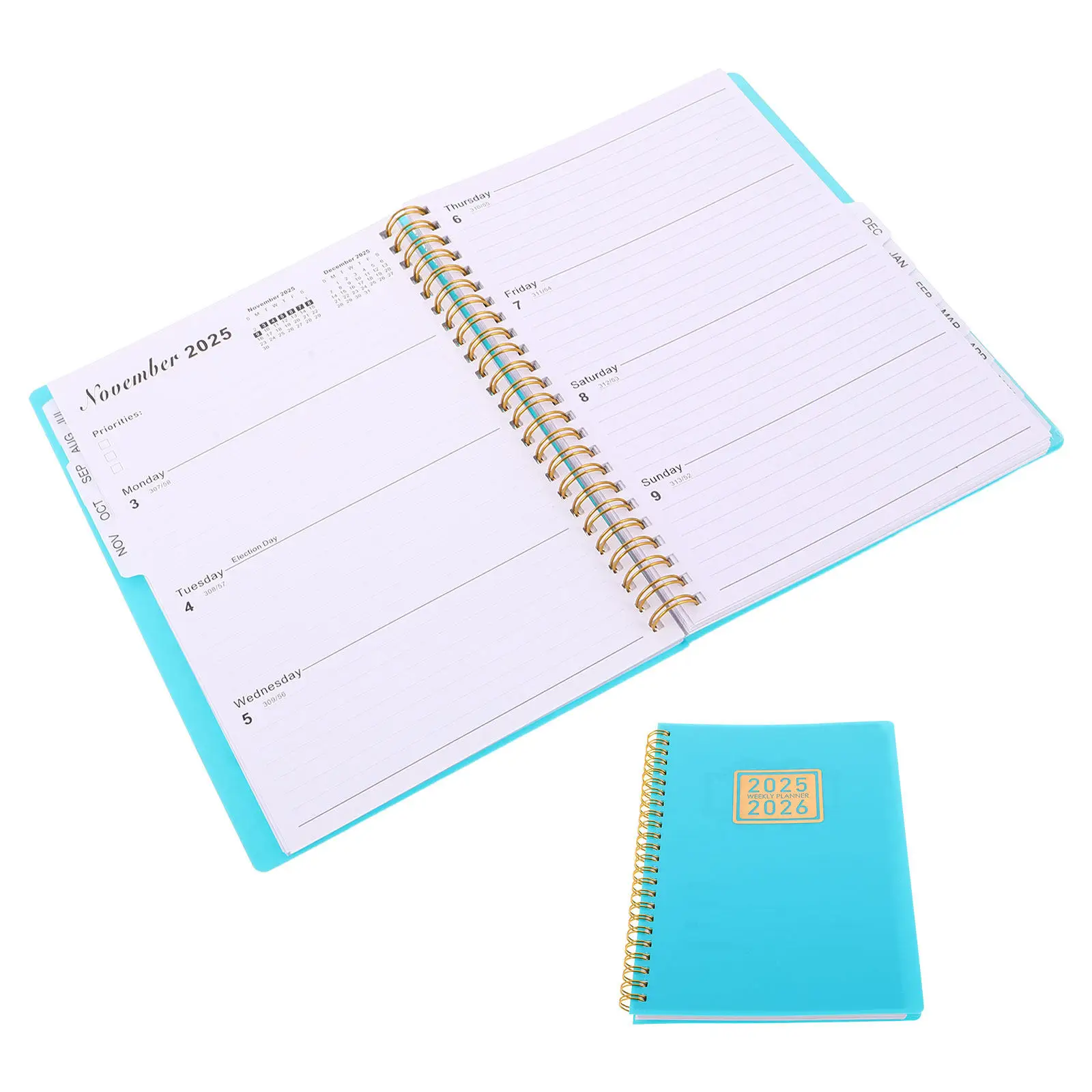 

Weekly Diary Planner A5 2026 Time Management Notebook Office Student Personal Schedule Planning Organizer Calendar Planner