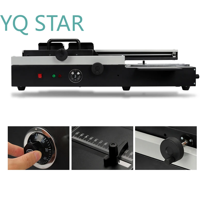 Manual Binding Machine for Hot Melt Adhesive Book Binding Equipment for Office School Craft Binding Supplies