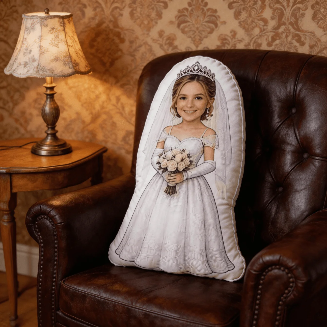 Custom Personalized Photo Face Pillow, Soccer Player Style Custom Shaped Decorative Cushion with Double-Sided Printing, 60CM Lar