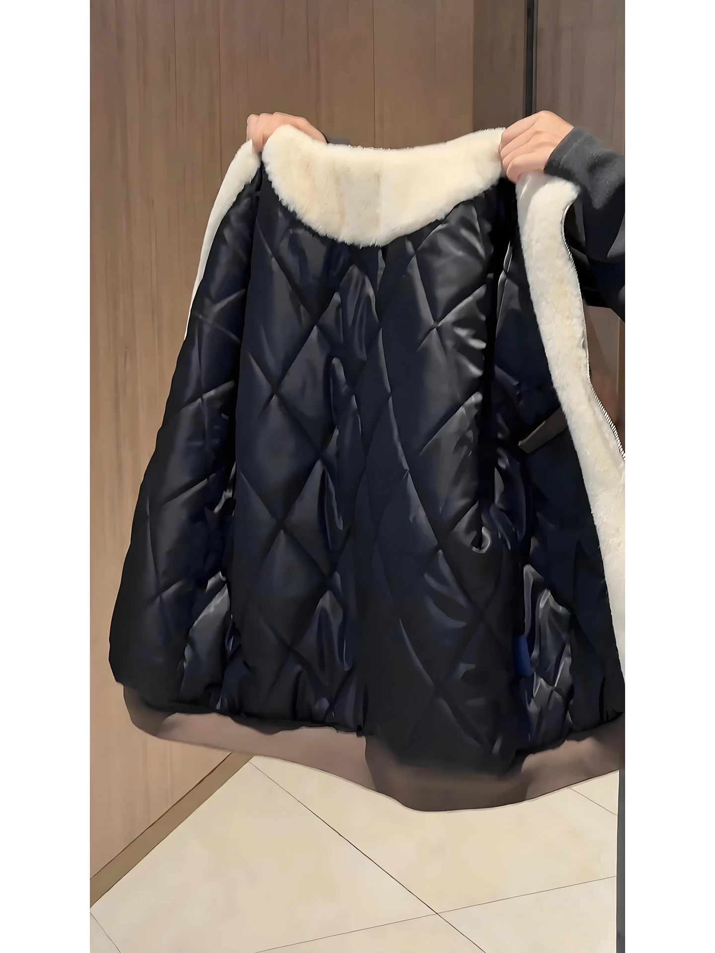 

Мужская зимняя куртка из искусственной кожи с меховым воротником, утепленная хлопком, теплая, в американском стиле, для пар, молодежная, свободного кроя