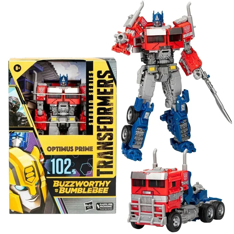 Hasbro-TransDevices BB102 Optimus Prime Buzzworthy Bumblebee Studio Series, Voyager aqAction Figure, Modèle Jouets, En Stock