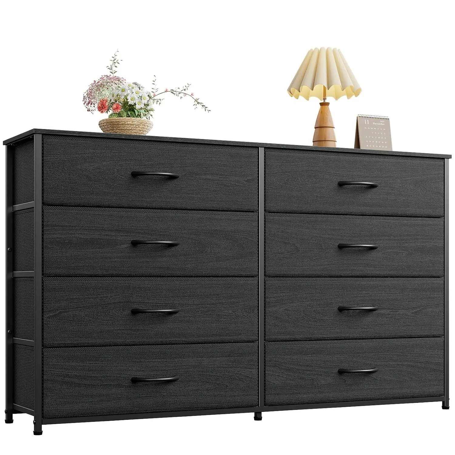 Wide Dresser for Bedroom, TV Stand for 55'', 8 Drawer Dorm Dresser, Customized