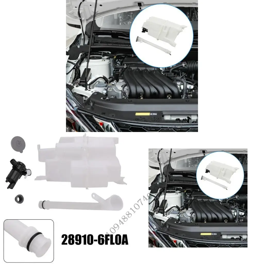 

Большой резервуар для жидкости для чистки лобового стекла объемом 2,5 л 28910-6FP0A 28910-6FL0A NI1288184 Подходит для легкого