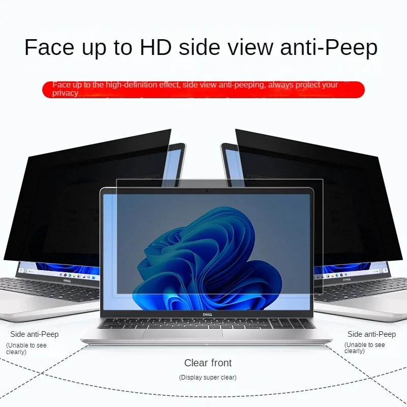 Para dell pro max 18 plus/16 plus mb18250 filme de tela de privacidade mb16250 16/18 polegadas película protetora anti-spyware e anti-snooping