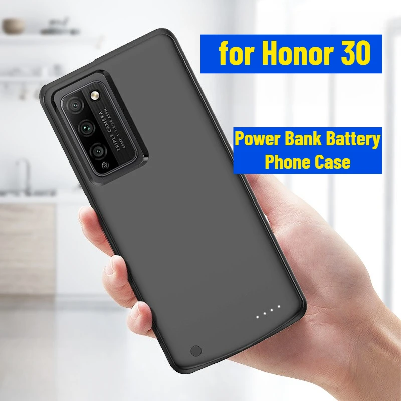 

Power Bank Battery Phone Case for Honor 30 Lite Large Capacity Long Battery Life
