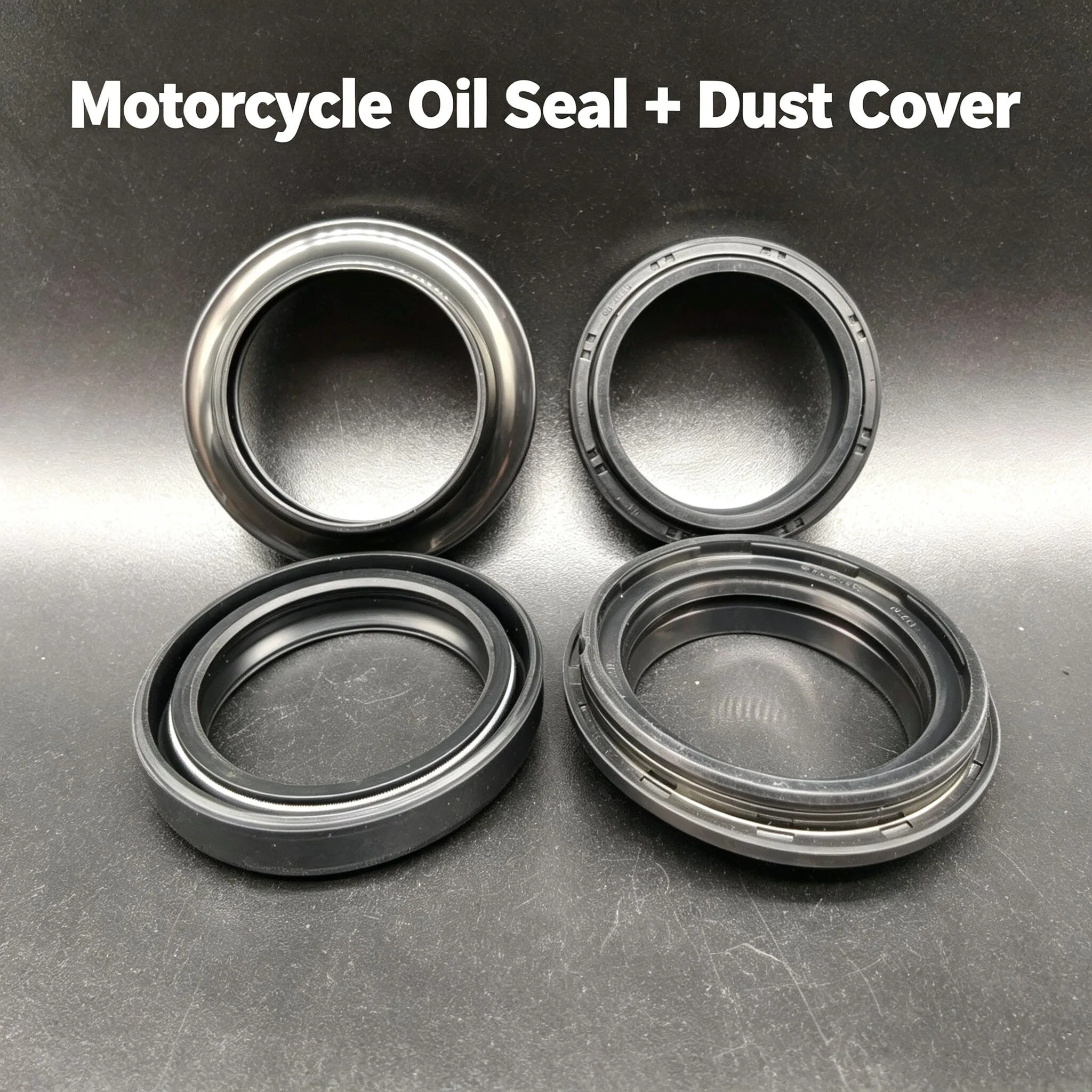Front Shock Absorber Oil Seal for Honda XR 250 R 1986-2004 FJS400 2009-2013 FJS600 2001-2010 FSC600 SILVER WING 2002
