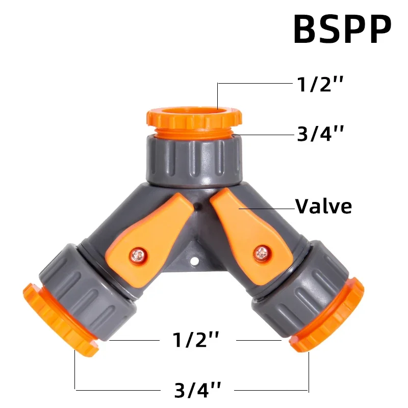 1 Stück 1/2" 3/4" 1" Gartenschlauch-Schnellanschlussadapter -EU-BPS-Gewindeanschlüsse für Wasserhähne, Spritzpistolen und Bewässerungssysteme – Detail 18