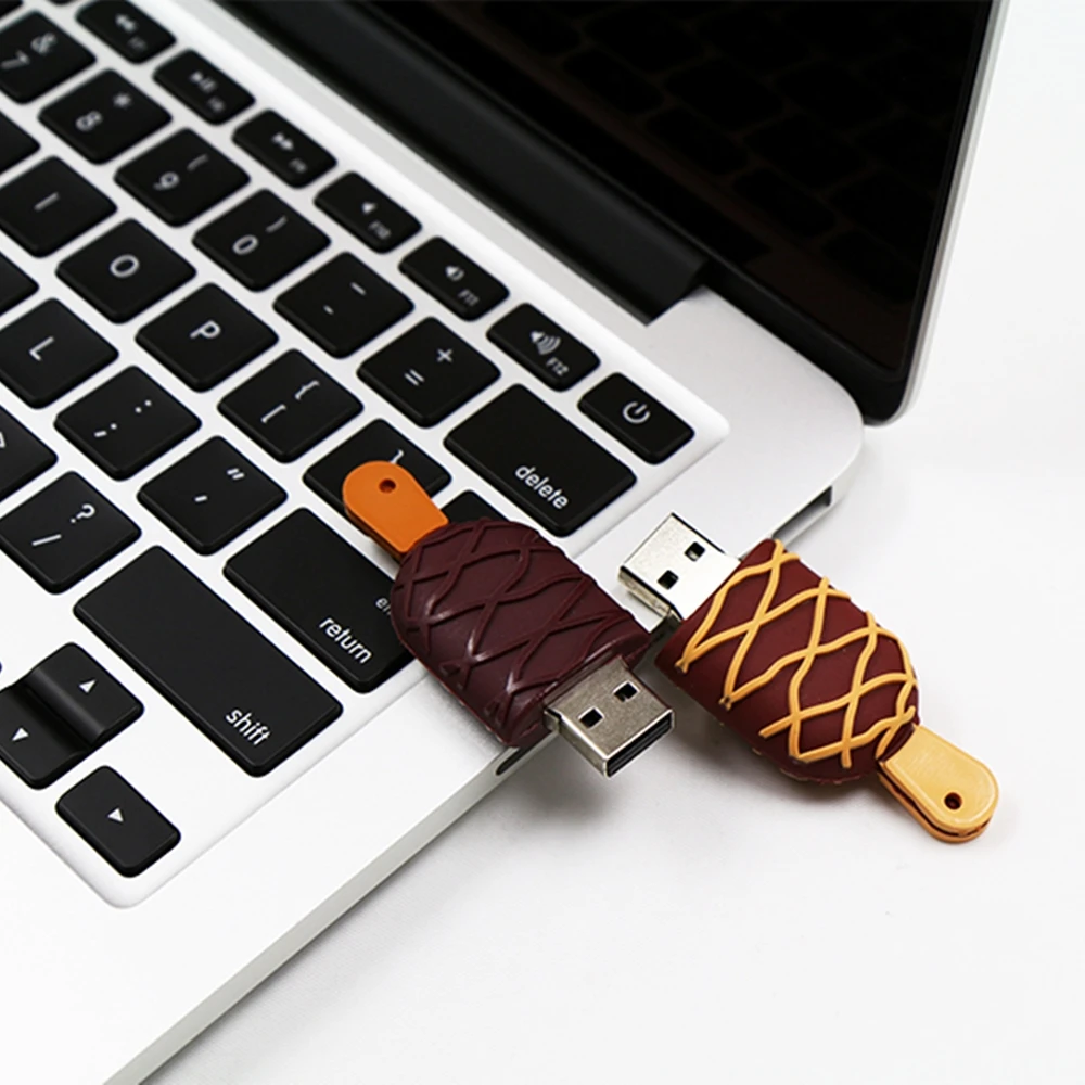 Cartoon Pen Drive 512GB Memory Stick USB Flash Drive Ice cream 256G 2T 1T USB 2.0 Pen Drive 128GB USB Stick 16GB 32G Gift U disk