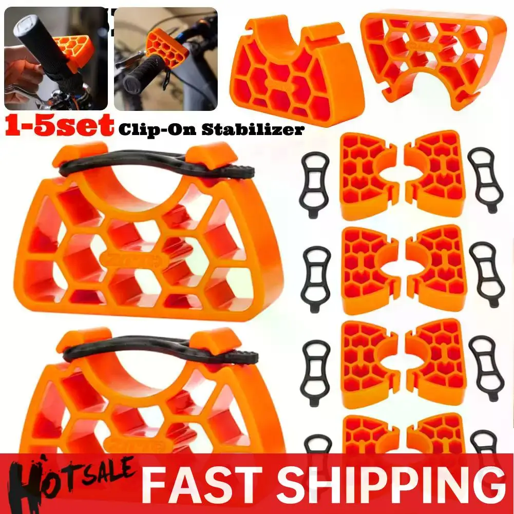 

ZTTO Bicycle Handlebar Stand Clip-On Stabilizer for Inverted Parking Stable Bike Handlebar Bracket Clip-On Stabilizer Repair Too