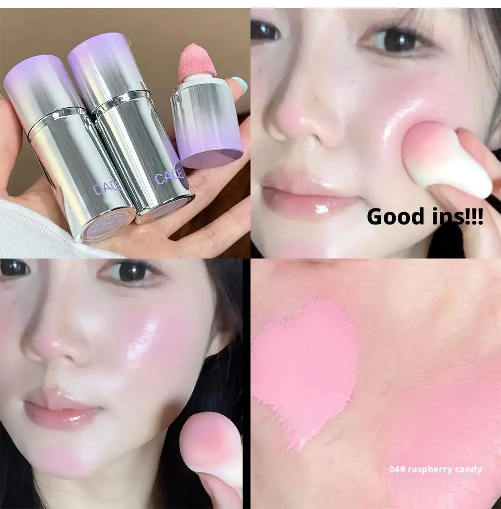 Fard à joues liquide mat doux, longue durée, naturel, lisse, grande éponge, éclaircissant, Rouge, surligneur, maquillage pour le visage
