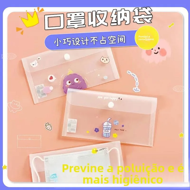 portable-mask-storage-box-cartoon-design-for-kindergarten-and-primary-school-students-nose-and-mouth-cover-temporary-clip
