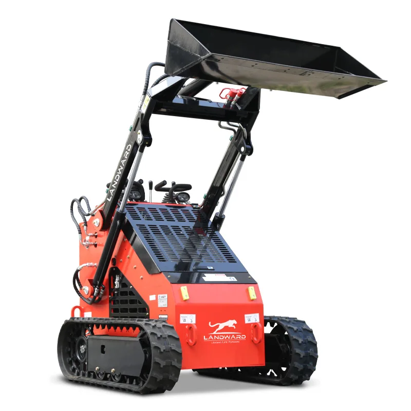 Euro 5 EPA 1 Tonnen Mini-Kompaktlader, 25-PS-Lader, optionaler Kompaktlader für Kubota-Motoren, Heimgebrauch, Mini-Lader, günstig, individuell