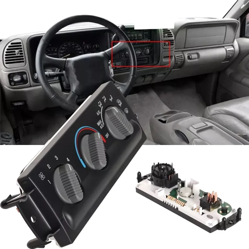 

Firmly 15098964, 1623939-A,16250545 Heater Climate Control Module Panel Switch For Blazer S10 For GMC Jimmy Sonoma