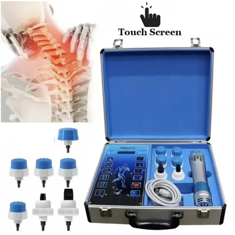 

Muscle Massager Shockwave Therapy Machine With 7 Heads ED Treatment Pain Relief Lattice Ballistic Shock Wave Physiotherapy Tool