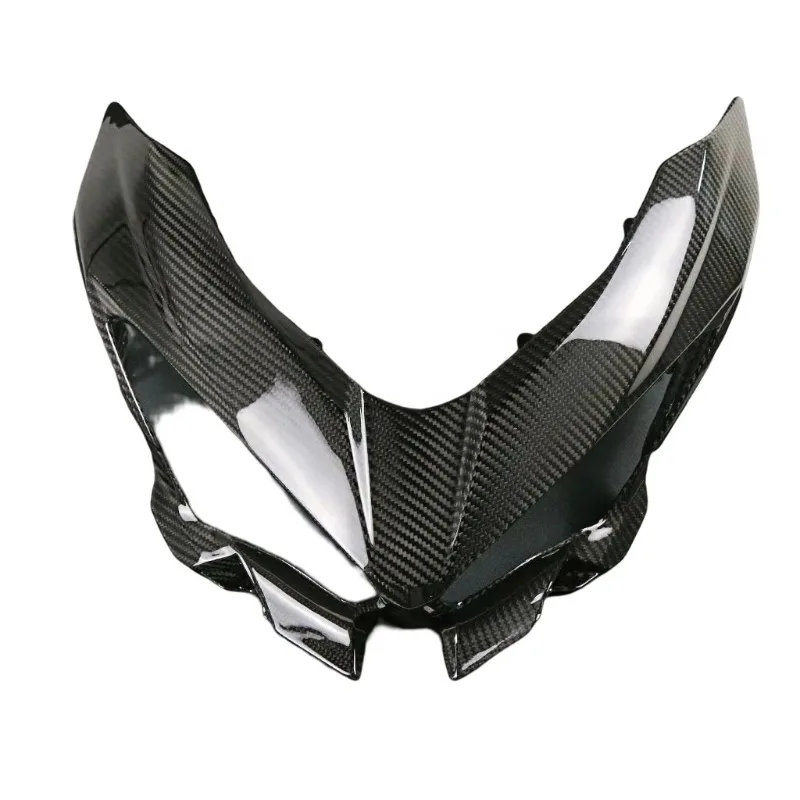 High Quality  Black Durable & Scratch-resistant Retrofitting Carbon Fiber Headlights Cover for Ninja 400