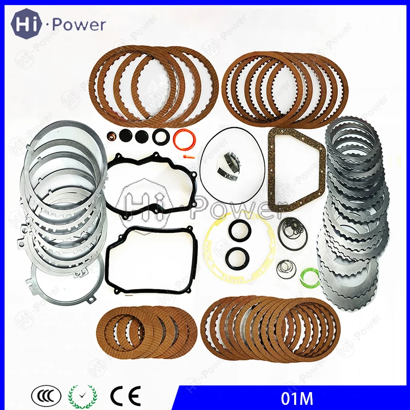 01M New Automatic Transmission Master Rebuild Kit Clutch friction plate Steel Kit For Audi VW Gearbox Disc Overhaul Kit