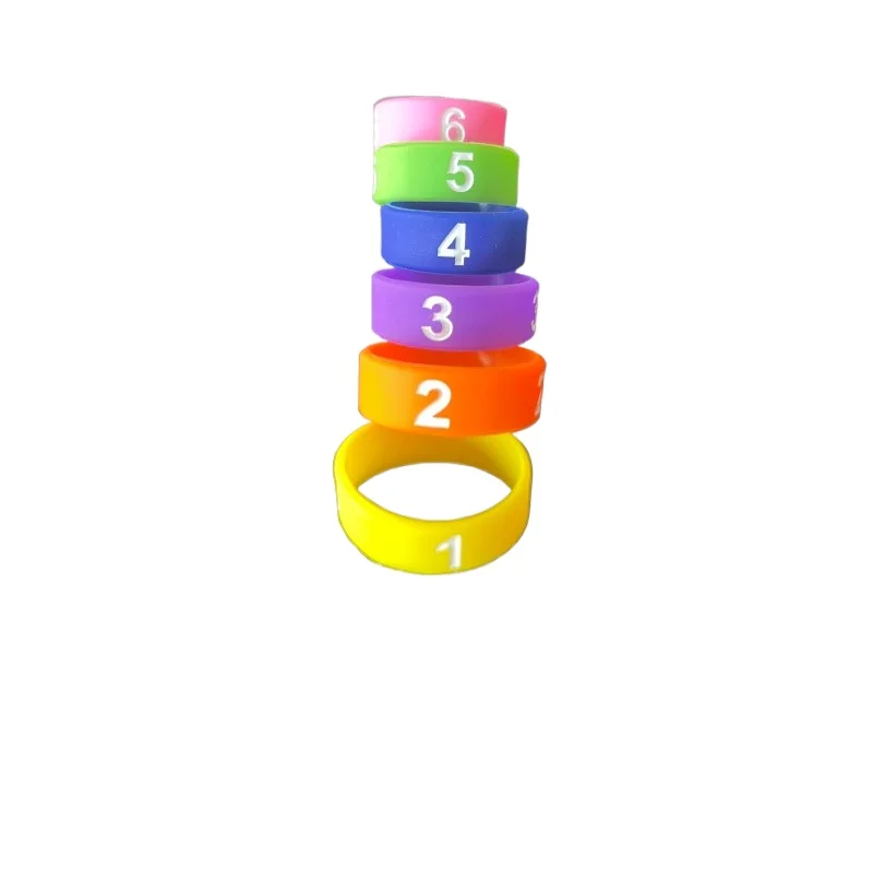 Wireless microphone digital label, digital elastic ring, silicone ring, plastic performance microphone can be used universally