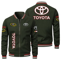 Vintage CFS Toyota NASCAR Sprint Cup Series Jacket Racing Enthusiast Tops Large Size Men's Cycling Jacket TRD