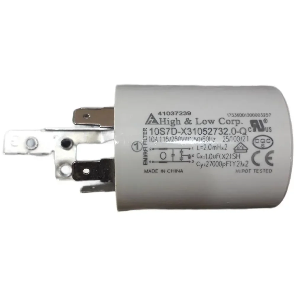 For Candy Washing Machine Capacitor Filter 91200098 (41038124, 41037239)