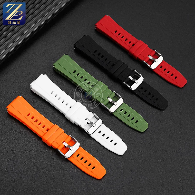 สายรัดข้อมือซิลิโคนนิ่มสำหรับผู้หญิง Huawei WatchGT4สายรัดข้อมือซิลิโคนกันน้ำขนาด41มม. 18มม.