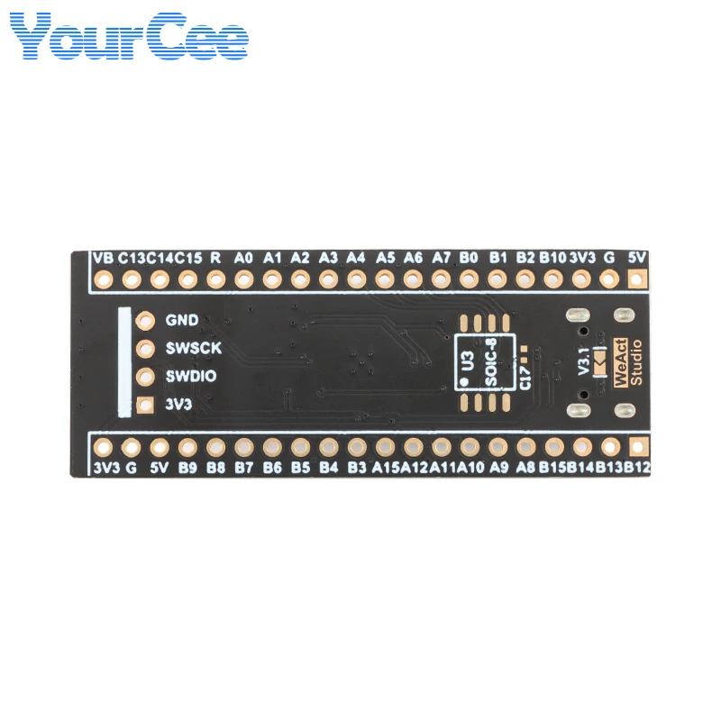 2 szt./1 szt. STM32F411CEU6 STM32F4 Core Mała Płytka Rozwojowa do Nauki, Moduł PCB, Type-C USART IIC SPI USBFS 3.3-5V — zdjęcie 6