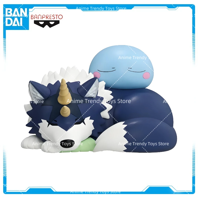 En stock BANPRESTO That Time I Got Reincarnated as a Slime Figura de vinilo suave Rimuru Tempest Ranga Anime Juguete original en caja WY