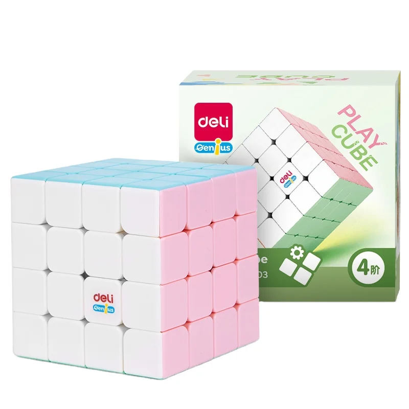 

Deli YP103 Magic Cube Fourth-order training competition Magic cube Children practice educational toys 72pcs per carton set