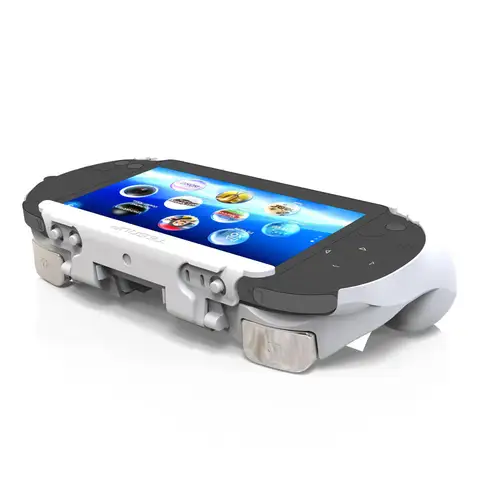 For PSV 2000 PSV2000 PS VITA 2000 Gamepad Hand Grip Handle Joypad Stand Case with L2 R2 Trigger Button