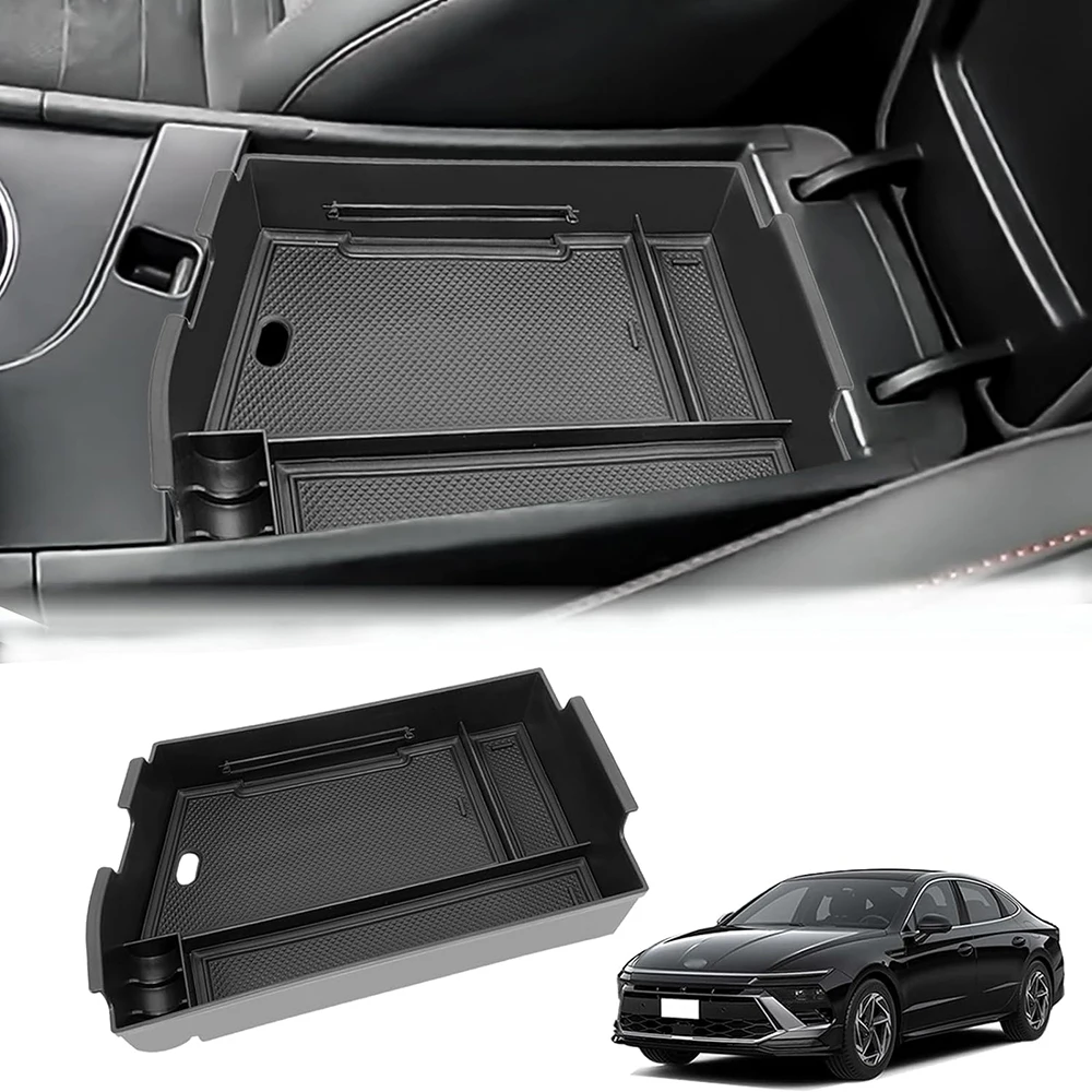 

Center Console Organizer for 2024 Hyundai Sonata Armrest Storage Box Interior Insert Tray Secondary Storage Box Accessories