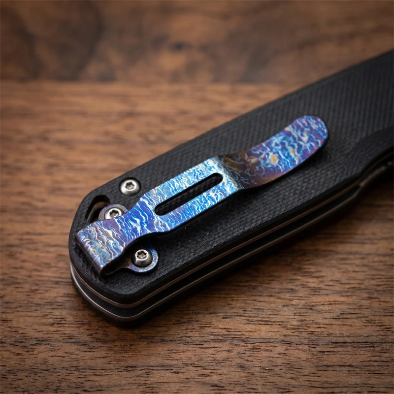 Clip de bolsillo para cuchillo plegable de aleación de titanio, clip para cinturón EDC, adecuado para las series BM535 y 940, Emerson Commander ProTech ZT 0640