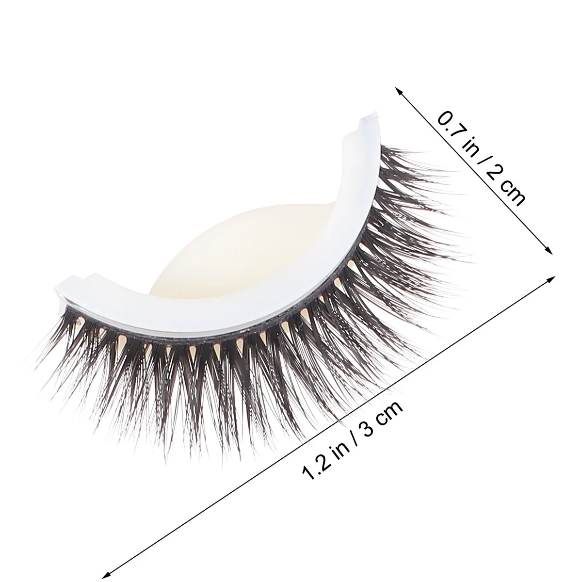 3D False Eyelashes Reusable Natural Fiber Lashes Thick Soft For Party Wedding Daily Wear Long-Lasting Makeup Extension