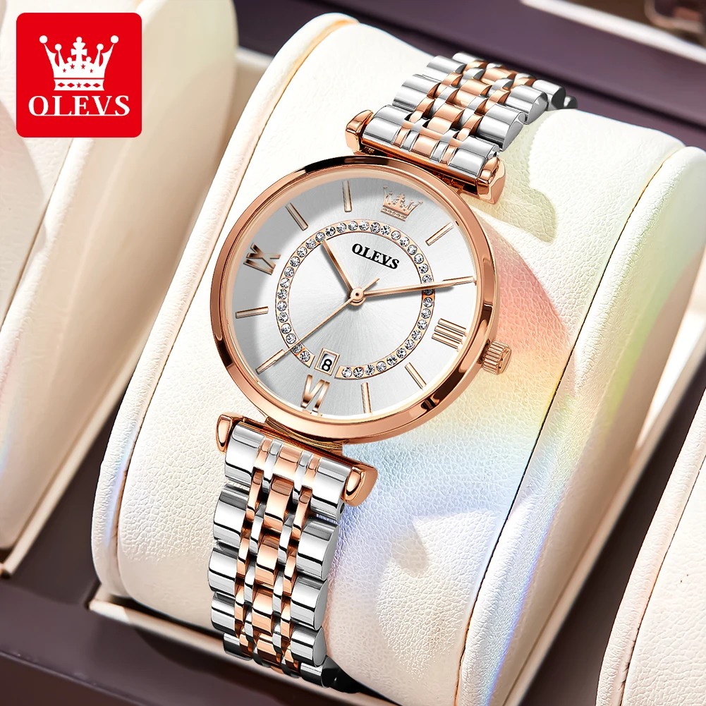

OLEVS 6892 Luxury Quartz Women's Watch Simple Waterproof Casual Dress Female Luxury Elegant Ladies Wristwatch