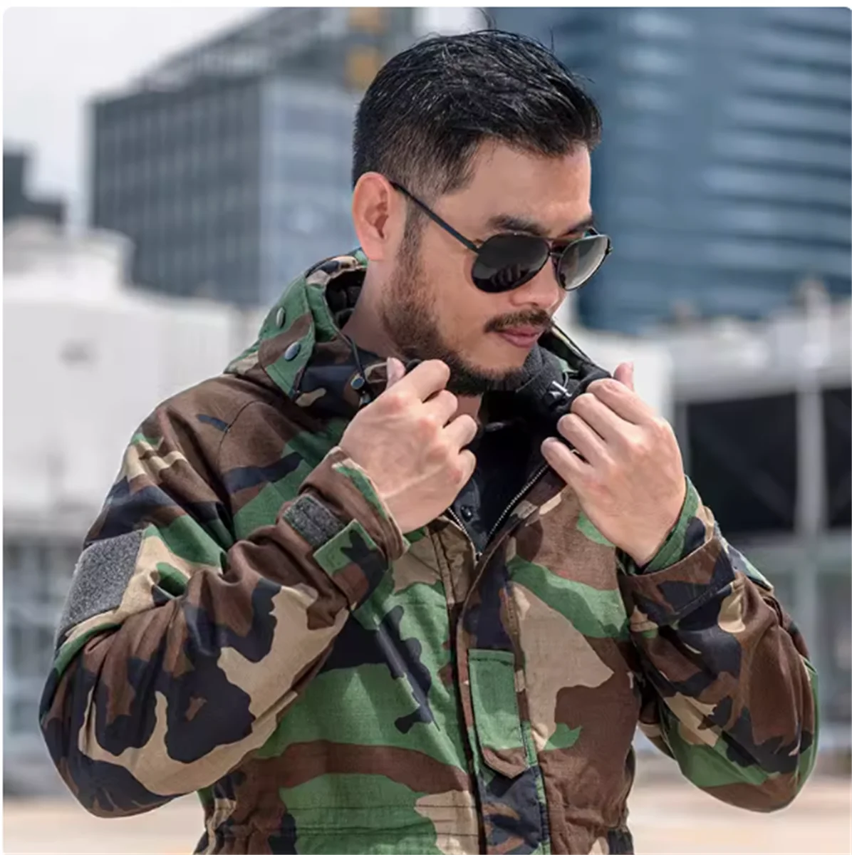 

Tactical coat autumn/winter outdoor American camouflage charge windbreaker