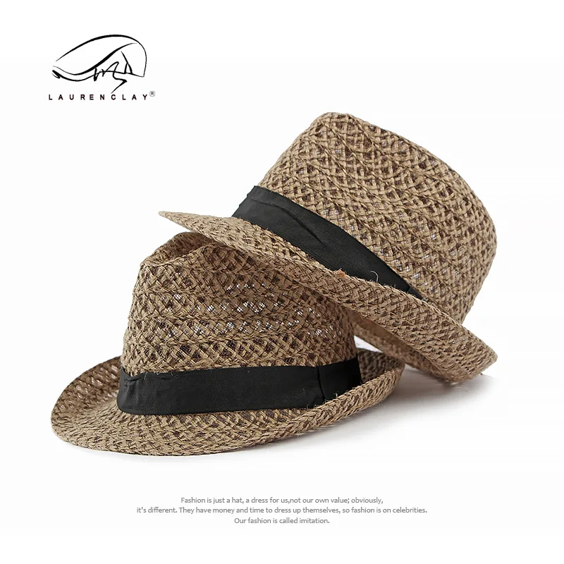 

Hat Men's Summer Outdoor Beach Hat Sun Protection Sun Hat British Jazz Hat Vintage Bowler Hat Women's Hollow Mesh