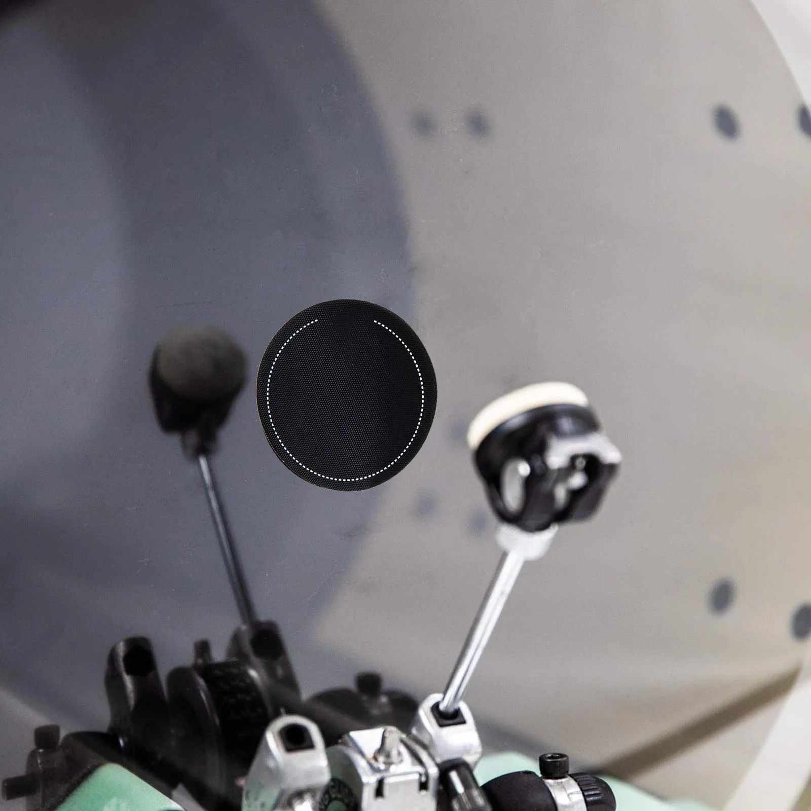 

2pcs Reinforcement For Kick Protection Durable Washable Drum Reinforcement Sticker Percussion Patch Drum Set Accessories