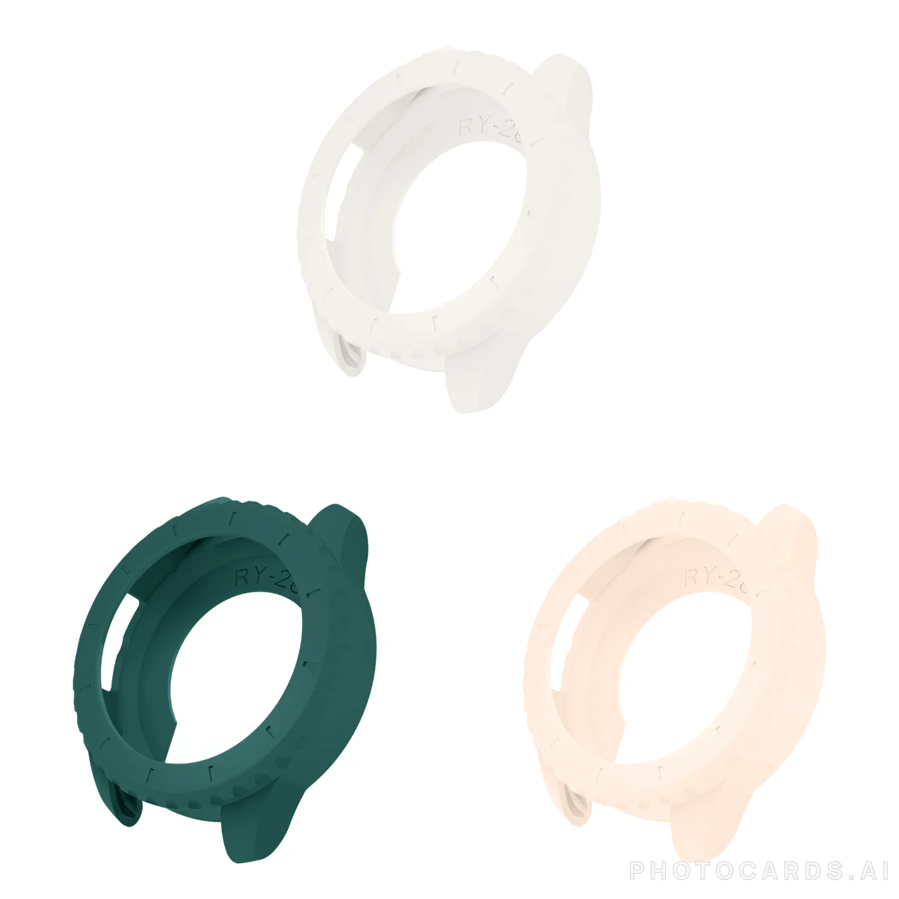 

3 Pieces Soft Silicone Case for HONOR Choice 2i 2e Vitality Youth Edition Sport Smart Watch Protector Shell Lightweight Case